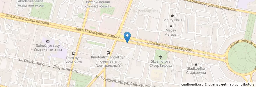 Mapa de ubicacion de Уличная библиотека en Russia, Central Federal District, Kaluga Oblast, Городской Округ Калуга.