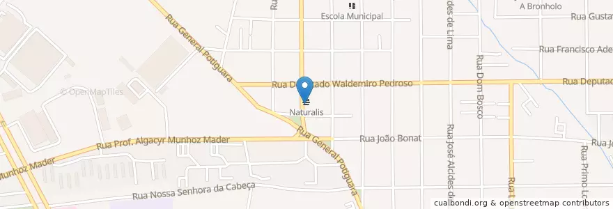 Mapa de ubicacion de Naturalis en برزیل, منطقه جنوب برزیل, پارانا, Região Geográfica Intermediária De Curitiba, Região Metropolitana De Curitiba, Microrregião De Curitiba, کوریتیبا.