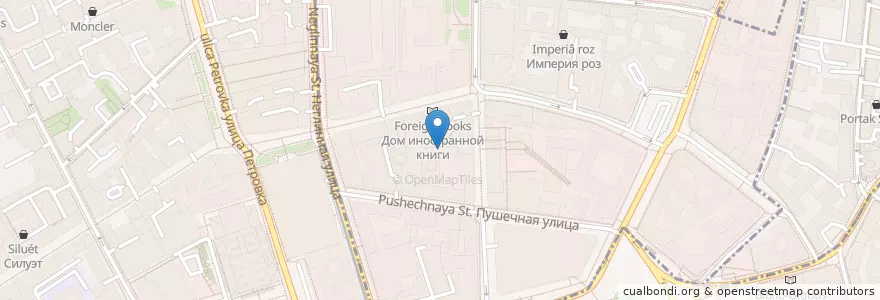 Mapa de ubicacion de Молдова en Россия, Центральный Федеральный Округ, Москва, Центральный Административный Округ, Тверской Район.