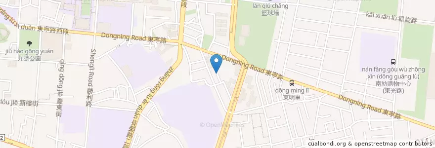 Mapa de ubicacion de 134巷內的女巫’s en Tayvan, 臺南市, 東區.