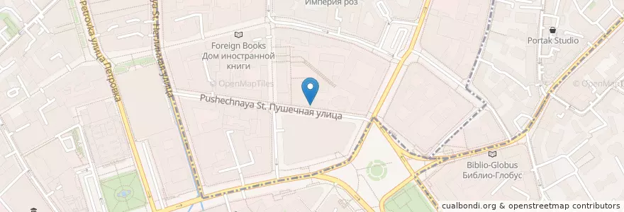 Mapa de ubicacion de Донер кебаб en Rusland, Centraal Federaal District, Moskou, Центральный Административный Округ, Тверской Район.