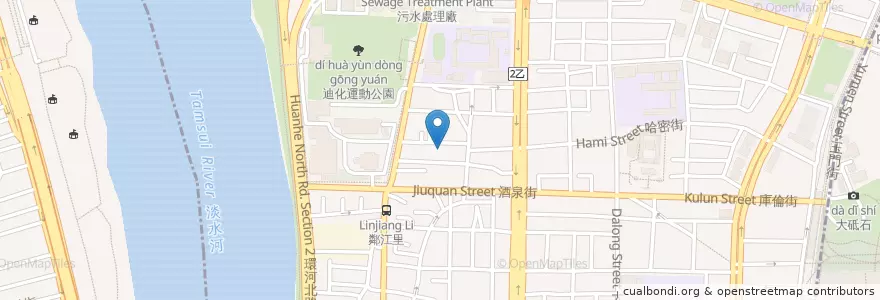 Mapa de ubicacion de 樹人書院文昌祠 en Taiwan, Nuova Taipei, Taipei, Distretto Di Datong.
