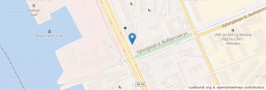 Mapa de ubicacion de Азбука Life en Russia, Distretto Federale Centrale, Москва, Северный Административный Округ, Войковский Район.