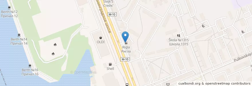 Mapa de ubicacion de Азбука Лайф en Rusland, Centraal Federaal District, Moskou, Северный Административный Округ, Головинский Район.