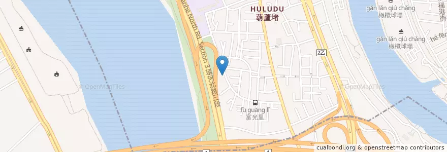 Mapa de ubicacion de 海光公園地下停車場 en Taiwan, 新北市, Taipei.