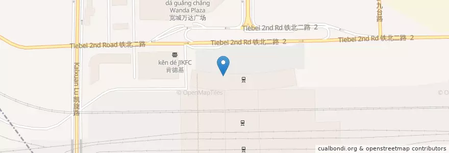 Mapa de ubicacion de 汉堡王 en 中国, 吉林省, 长春市, 宽城区, 群英街道.