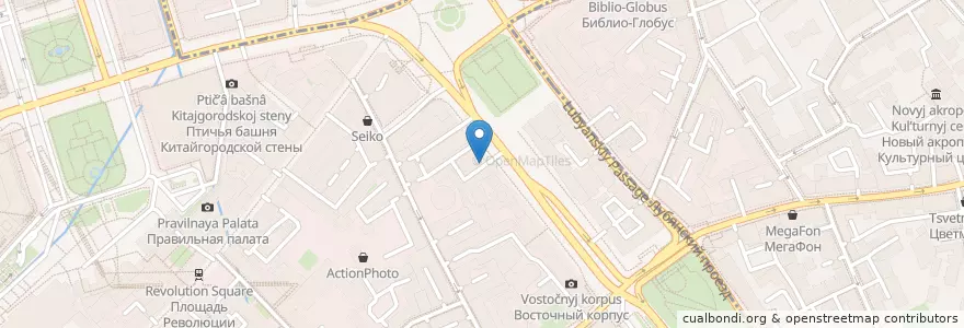 Mapa de ubicacion de Разведка en Rússia, Distrito Federal Central, Москва, Центральный Административный Округ, Тверской Район.