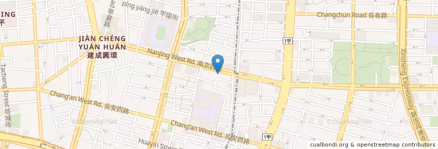 Mapa de ubicacion de 國泰世華商業銀行 en تایوان, 新北市, تایپه, 大同區.