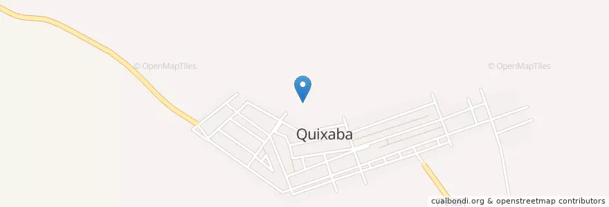 Mapa de ubicacion de Quixaba en 巴西, 东北部, 伯南布哥, Região Geográfica Intermediária De Serra Talhada, Região Geográfica Imediata De Afogados Da Ingazeira, Quixaba.