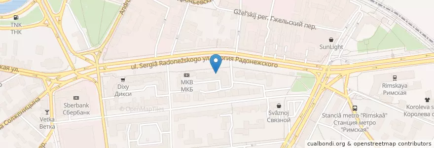 Mapa de ubicacion de Фармакон en Rusland, Centraal Federaal District, Moskou, Центральный Административный Округ, Таганский Район.
