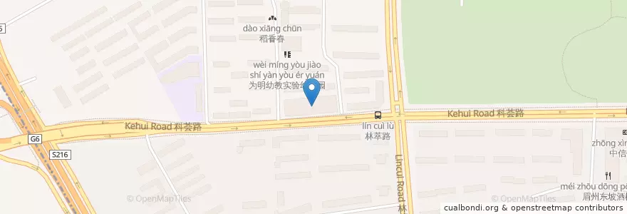 Mapa de ubicacion de 比格自助比萨 en China, Pequim, Hebei, 朝阳区 / Chaoyang.