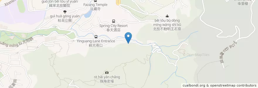 Mapa de ubicacion de 鴻輝建設建築用地 en Taiwan, 新北市, Taipei, 北投區.