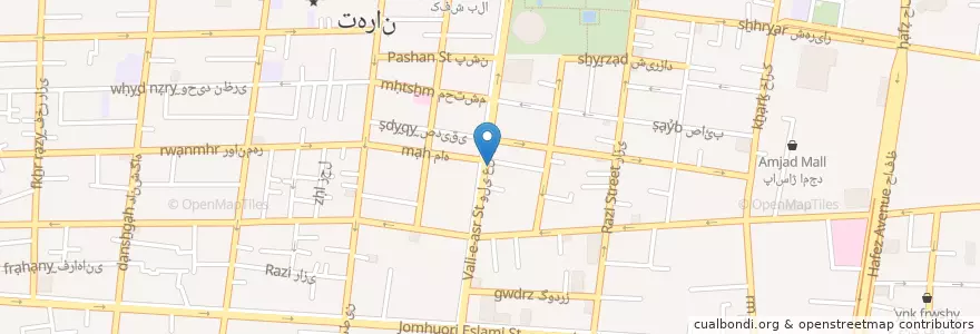 Mapa de ubicacion de بانک سپه en 伊朗, 德黑兰, شهرستان تهران, 德黑蘭, بخش مرکزی شهرستان تهران.
