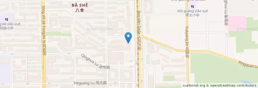Mapa de ubicacion de 汇丰银行长春分行 HSBC en China, Jilin, Changchun City, Chaoyang District, Yongchang Subdistrict.