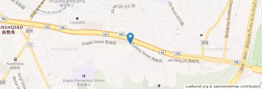 Mapa de ubicacion de 峻之屋平價日本料理 en تايوان, تايبيه الجديدة, 中和區.