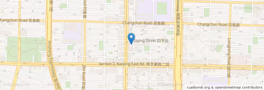 Mapa de ubicacion de 富霸王豬腳 en تایوان, 新北市, تایپه, 中山區.