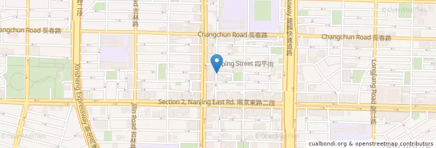 Mapa de ubicacion de I'm PASTA en Taïwan, Nouveau Taipei, Taipei, District De Zhongshan.