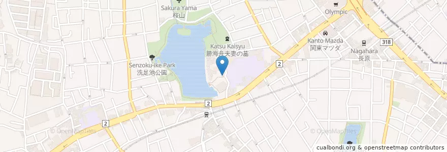 Mapa de ubicacion de 妙福寺 en Japan, Tokio, 大田区.