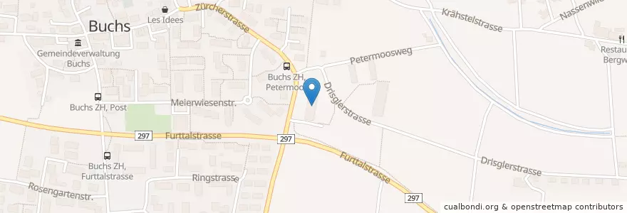 Mapa de ubicacion de Schulhaus Zwingert en سوئیس, زوریخ, Bezirk Dielsdorf, Buchs (Zh).