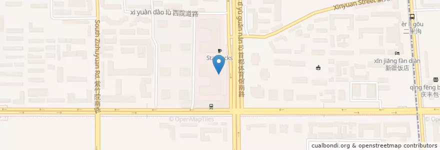 Mapa de ubicacion de 兴业银行 en 중국, 베이징시, 허베이성, 海淀区.