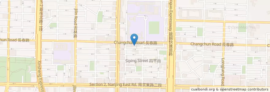 Mapa de ubicacion de Manila Economic and Cultural Office en Taiwan, New Taipei, Taipei, Zhongshan District.