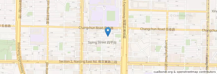 Mapa de ubicacion de 中央里辦公室 en تایوان, 新北市, تایپه, 中山區.