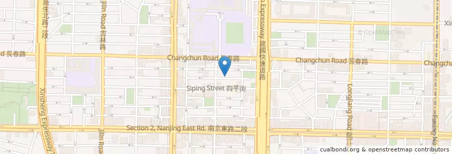 Mapa de ubicacion de 古典茶邑 en Taiwan, 新北市, Taipé, 中山區.