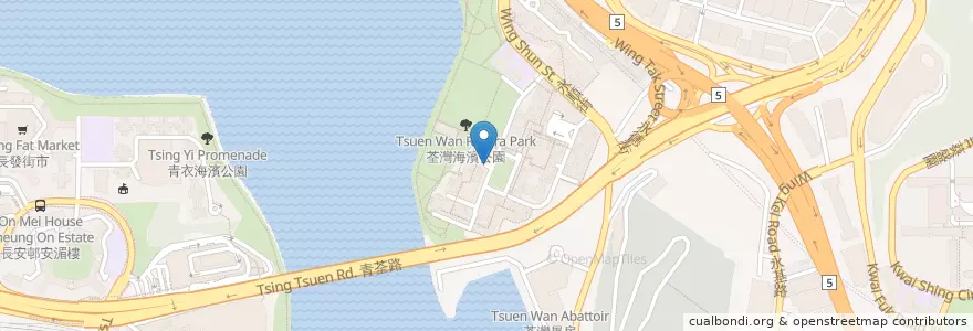 Mapa de ubicacion de 海濱花園停車場B Riviera Gardens Car Park B en الصين, غوانغدونغ, هونغ كونغ, الأقاليم الجديدة.
