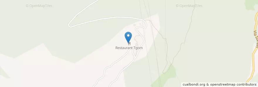 Mapa de ubicacion de Restaurant Tgom en Suisse, Grisons, Surselva, Tujetsch.