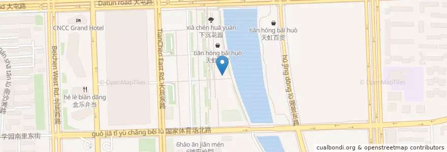 Mapa de ubicacion de 小吊梨汤 en China, Pekín, Hebei, 朝阳区 / Chaoyang.