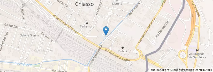 Mapa de ubicacion de BPS en Tessino, Distretto Di Mendrisio, Circolo Di Balerna, Chiasso.