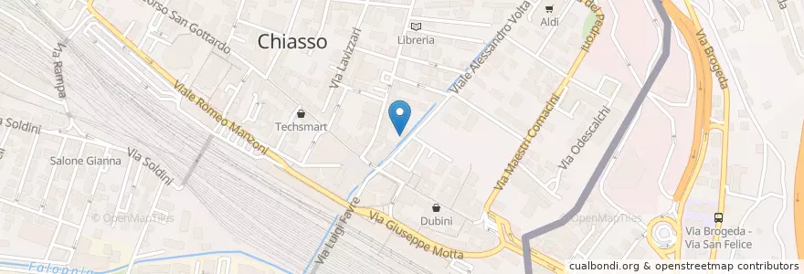Mapa de ubicacion de Al Mancava Wine Bar en Tesino, Distretto Di Mendrisio, Circolo Di Balerna, Chiasso.