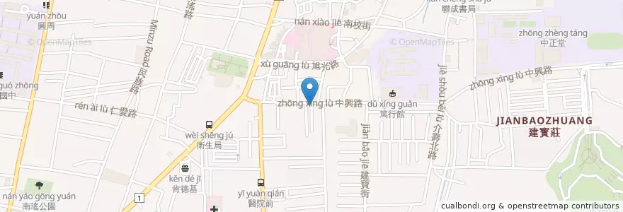 Mapa de ubicacion de 蓮村健康素食餐廳 en Taiwan, 臺灣省, 彰化縣, 彰化市.