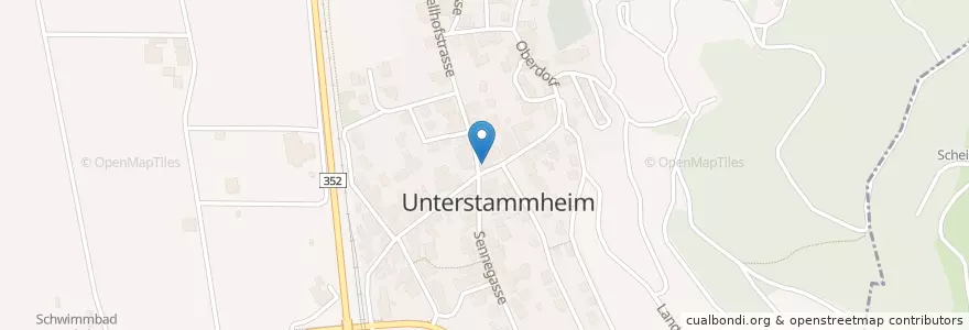 Mapa de ubicacion de Restaurant Adler en 스위스, 취리히, Bezirk Andelfingen, Stammheim.