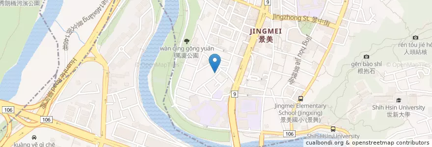 Mapa de ubicacion de 基督教信義會慈恩堂 en 타이완, 신베이 시, 원산 구.