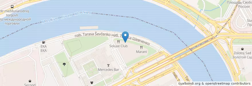 Mapa de ubicacion de Il Forno en Russia, Distretto Federale Centrale, Москва, Центральный Административный Округ, Пресненский Район.
