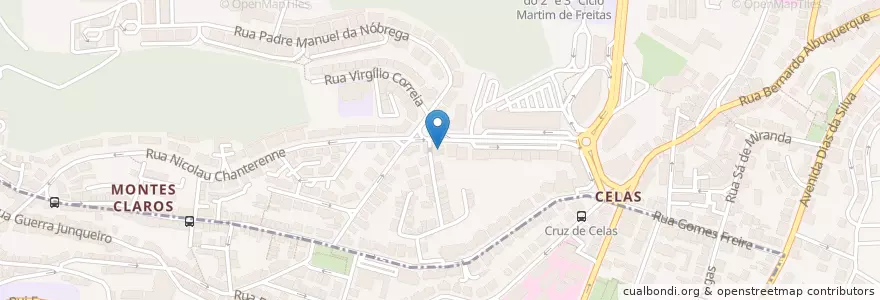 Mapa de ubicacion de States Club en Portugal, Mitte, Baixo Mondego, Coimbra, Coimbra.