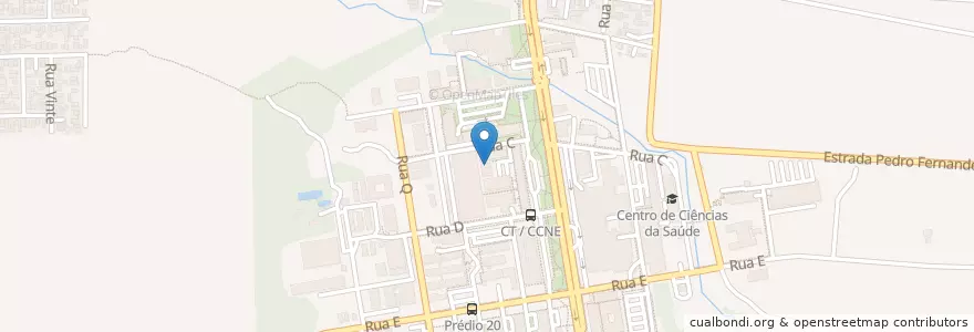 Mapa de ubicacion de Biblioteca Setorial do Centro de Tecnologia en Brasile, Regione Sud, Rio Grande Do Sul, Região Geográfica Intermediária De Santa Maria, Região Geográfica Imediata De Santa Maria, Santa Maria.