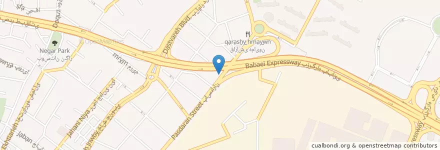 Mapa de ubicacion de بانک مسکن en ایران, استان تهران, شهرستان شمیرانات, تهران, بخش رودبار قصران.