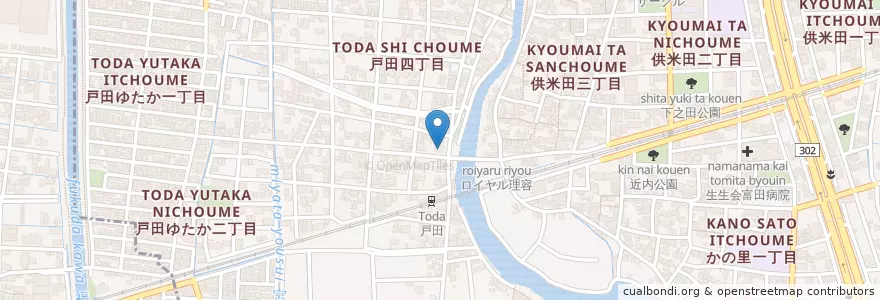 Mapa de ubicacion de キヨ調剤薬局 en 일본, 아이치현, 나고야 시, 中川区.