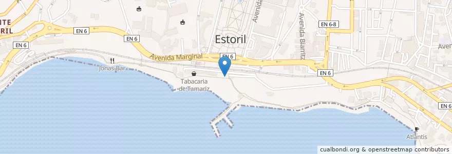Mapa de ubicacion de Bar Absurdo en Portugal, Metropolregion Lissabon, Lissabon, Großraum Lissabon, Cascais, Cascais E Estoril.