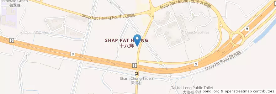 Mapa de ubicacion de 禮修村公廁 Lai Sau Tsuen Public Toilet en China, Hongkong, Guangdong, New Territories, 元朗區 Yuen Long District.