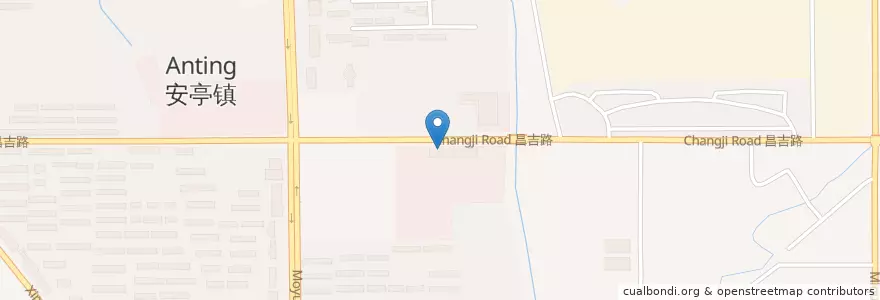 Mapa de ubicacion de Shoulys Bistro en 중국, 상하이, 자딩구.