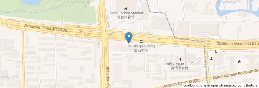 Mapa de ubicacion de 招商银行 en China, Beijing, Hebei, 海淀区.