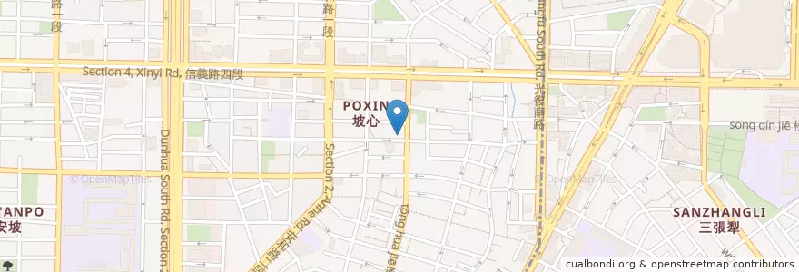 Mapa de ubicacion de 八路財神趙元帥 en 臺灣, 新北市, 臺北市, 大安區.