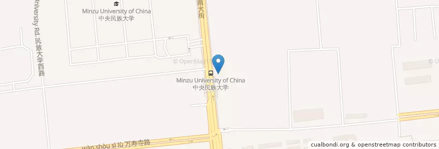 Mapa de ubicacion de 中国银行 en China, Beijing, Hebei, 海淀区.