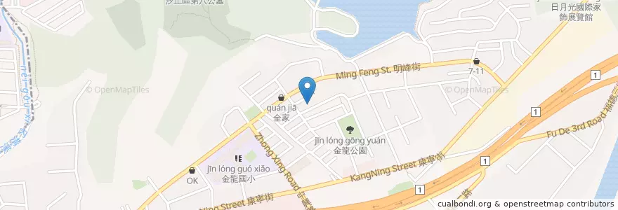 Mapa de ubicacion de 興德素食 en تایوان, 新北市, 汐止區.