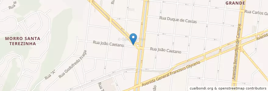 Mapa de ubicacion de Bike Santos (Estação 15) en Brasilien, Südosten, São Paulo, Região Geográfica Intermediária De São Paulo, Região Imediata De Santos, Região Metropolitana Da Baixada Santista, Santos.
