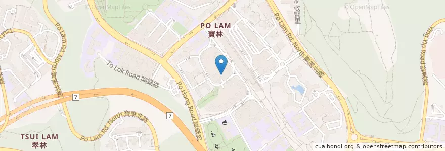 Mapa de ubicacion de 都會豪庭停車場 en 中国, 广东省, 香港, 新界, 西貢區.