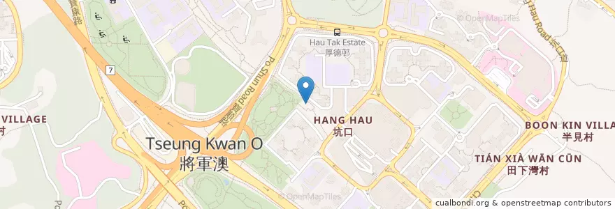 Mapa de ubicacion de 公眾單車泊位 en China, Guangdong, Hongkong, New Territories, 西貢區 Sai Kung District.